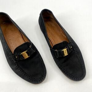 Ferragamo black loafers